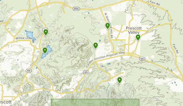 Prescott Valley, Arizona Map