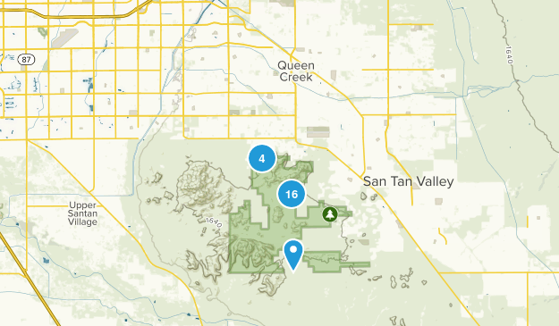 Queen Creek, Arizona Map