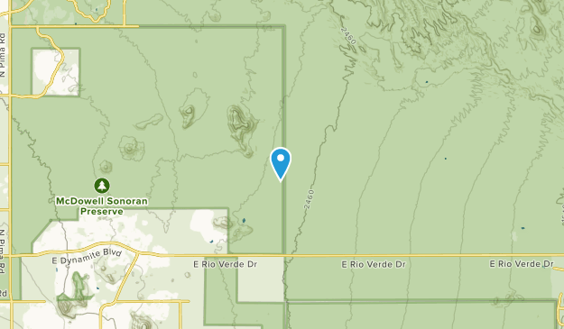 Reata Pass, Arizona Map