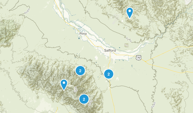Safford, Arizona Map