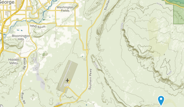 Saint George, Arizona Map