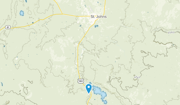 Saint Johns, Arizona Map
