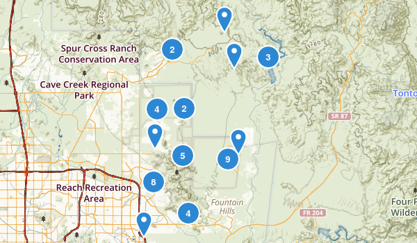 Scottsdale, Arizona Map