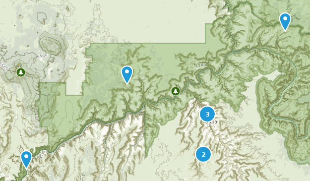 Supai, Arizona Map
