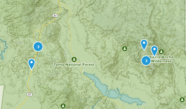 Tonto Basin, Arizona Map