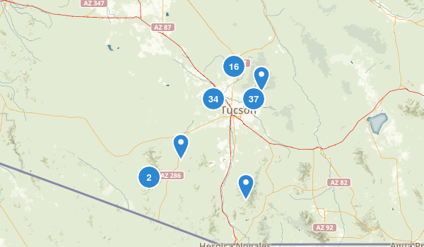 Tucson, Arizona Map