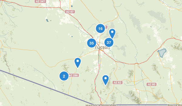 Tucson, Arizona Map