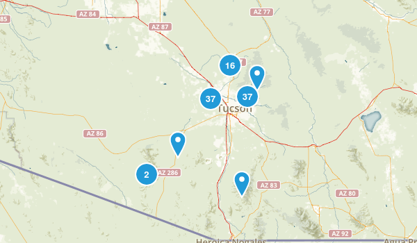 Tucson, Arizona Map
