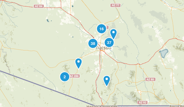Tucson, Arizona Map