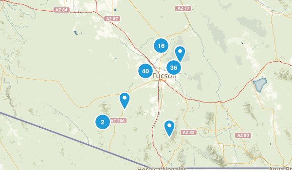 Tucson, Arizona Map