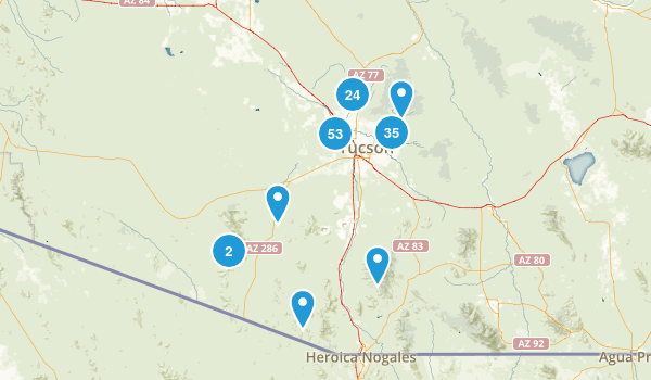 Tucson, Arizona Map