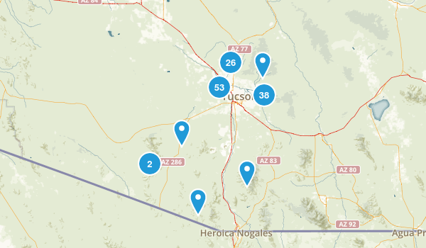 Tucson, Arizona Map