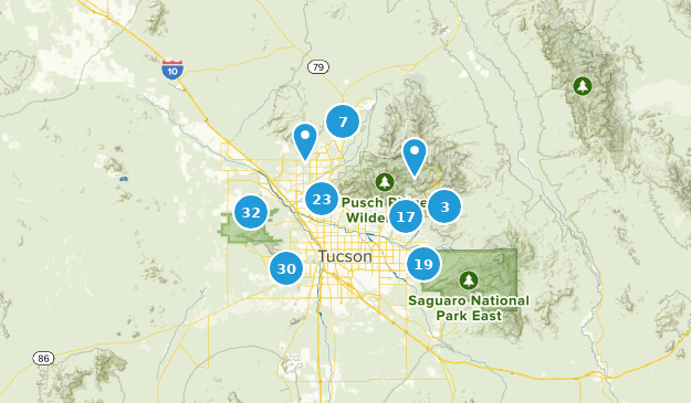 Tucson, Arizona Map