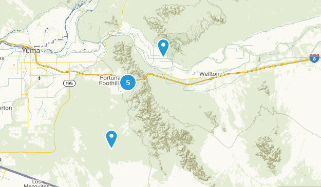 Wellton, Arizona Map