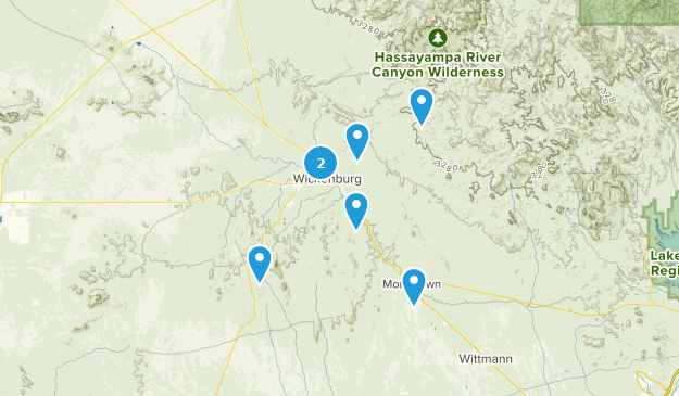 Wickenburg, Arizona Map