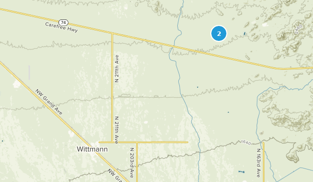 Wittmann, Arizona Map