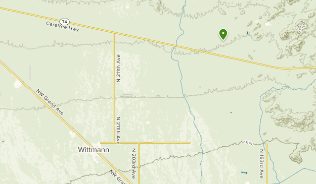 Wittmann, Arizona Map