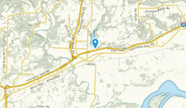 Alma, Arkansas Map
