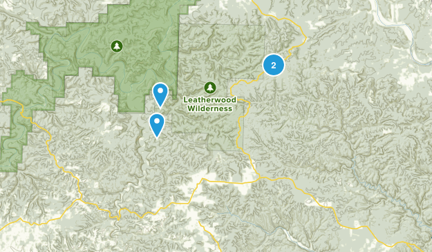 Big Flat, Arkansas Map