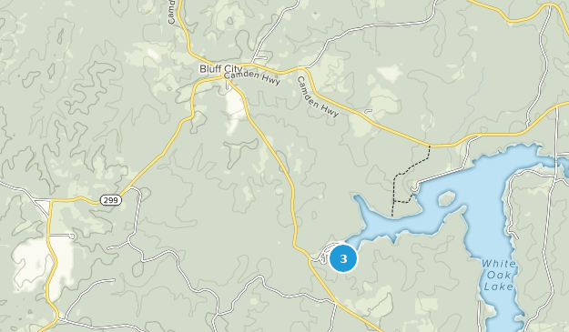 Bluff City, Arkansas Map