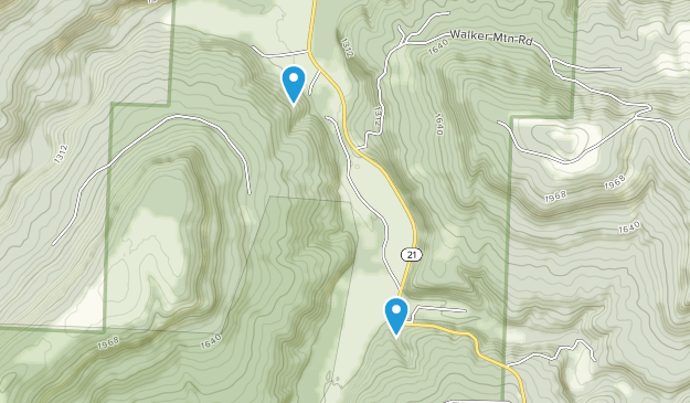 Boxley, Arkansas Map