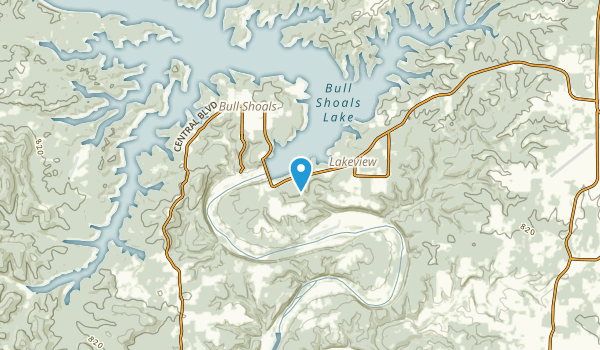 Bull Shoals, Arkansas Map