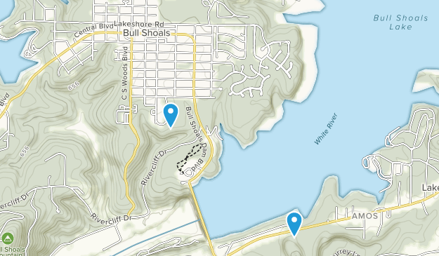 Bull Shoals, Arkansas Map