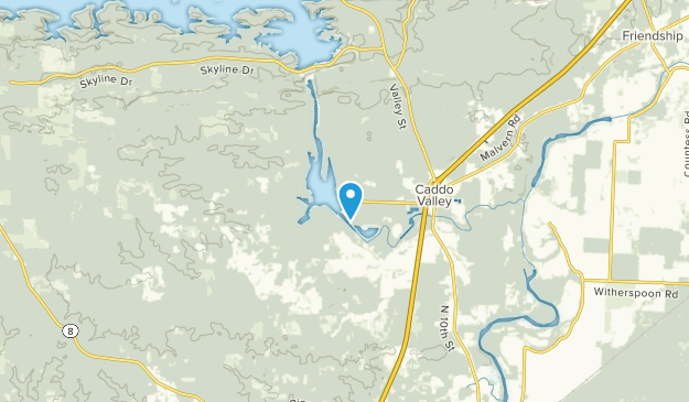 Caddo Valley, Arkansas Map