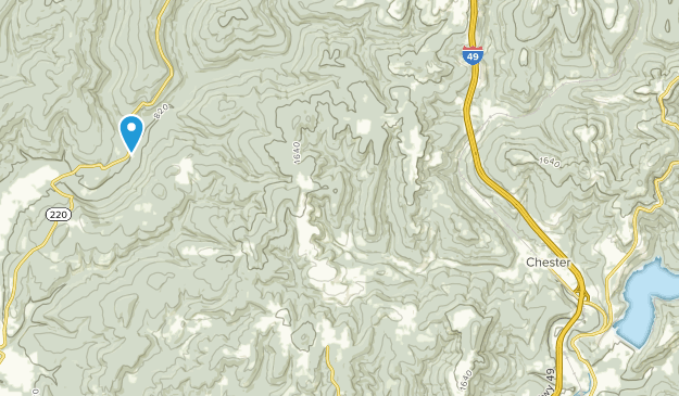 Chester, Arkansas Map