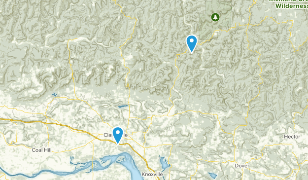 Clarksville, Arkansas Map