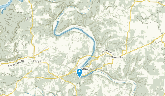 Cotter, Arkansas Map