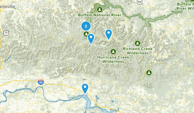 Deer, Arkansas Map