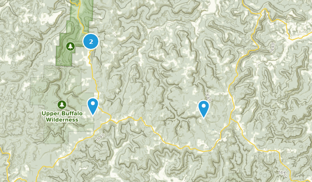 Deer, Arkansas Map