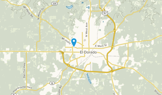 El Dorado, Arkansas Map