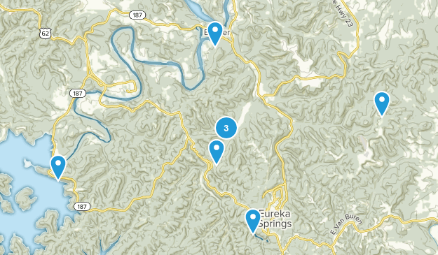Eureka Springs, Arkansas Map