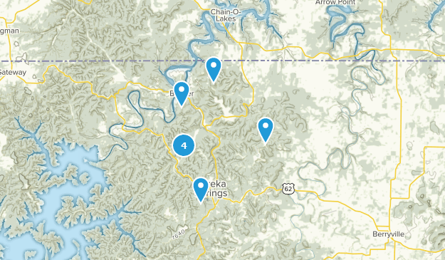 Eureka Springs, Arkansas Map