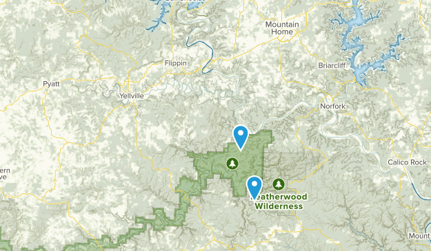 Flippin, Arkansas Map