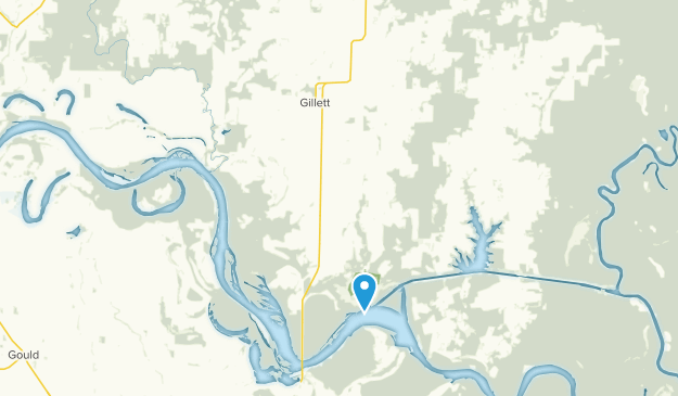 Gillett, Arkansas Map