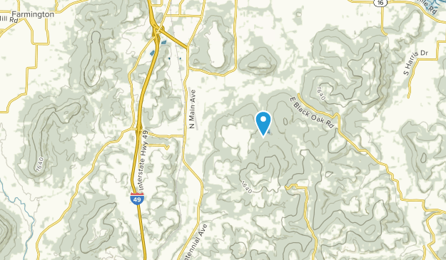 Greenland, Arkansas Map
