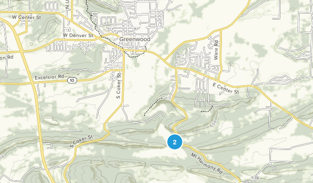 Greenwood, Arkansas Map