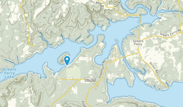 Higden, Arkansas Map