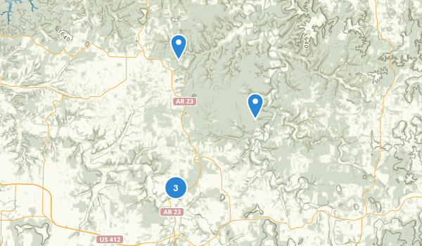 Huntsville, Arkansas Map