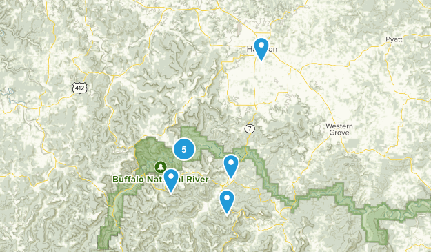Jasper, Arkansas Map
