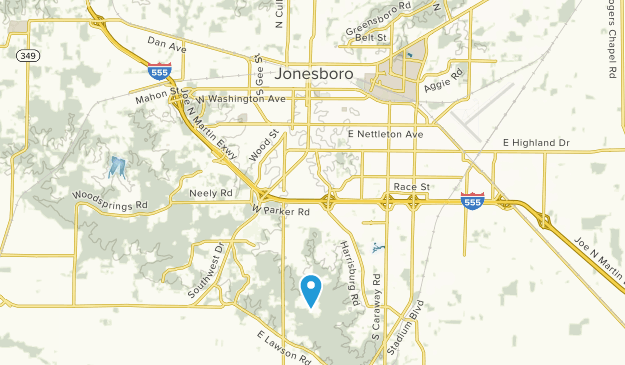 Jonesboro, Arkansas Map