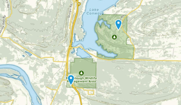 Mayflower, Arkansas Map