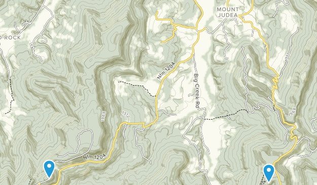 Mount Judea, Arkansas Map