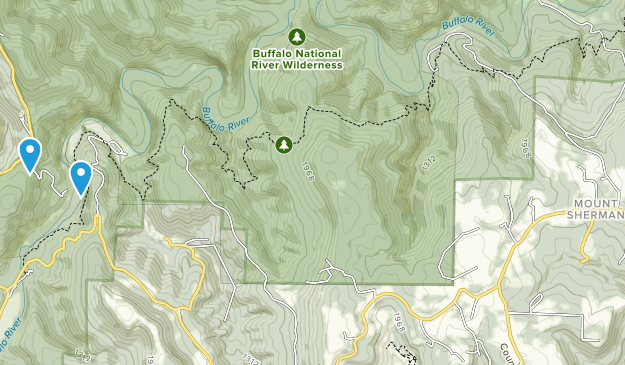 Mount Sherman, Arkansas Map