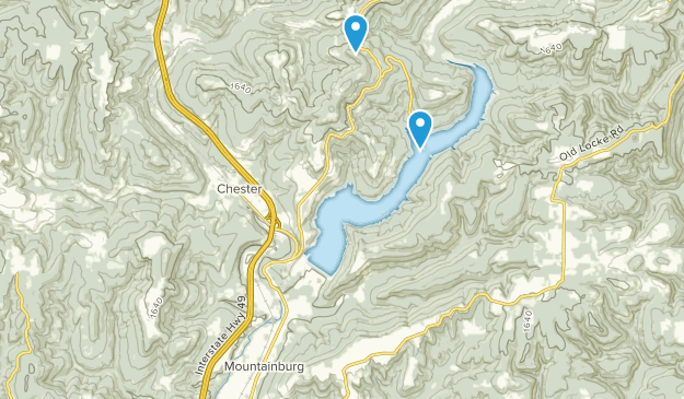 Mountainburg, Arkansas Map