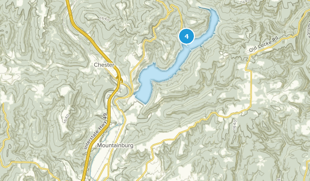 Mountainburg, Arkansas Map