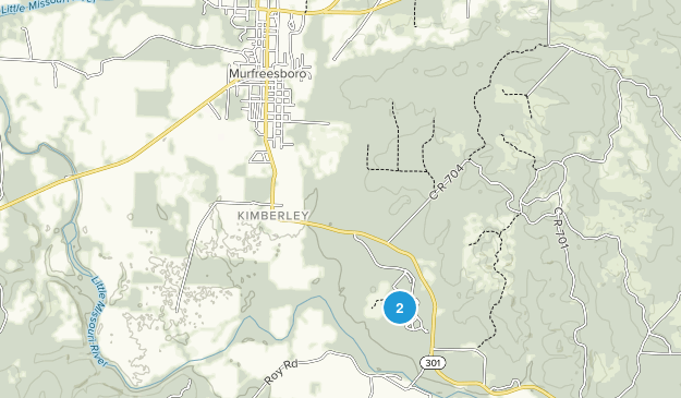 Murfreesboro, Arkansas Map